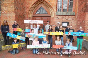 Gruppenfoto Plankenaktion St. Marien Winsen (Luhe)